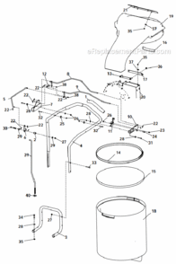 Nozzle_Assembly Diagram and Parts List for 5612-12-01  Little Wonder Leaf Blower / Vacuum